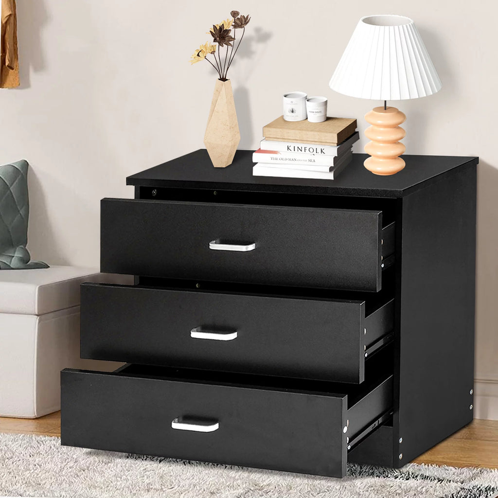 Black 4 Drawer Dresser A546