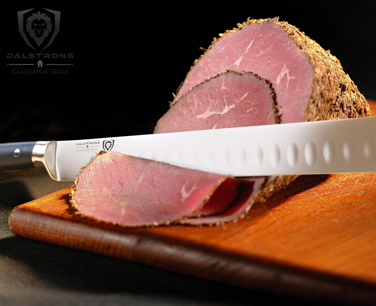 12 Inch German HC Steel Slicing Knife with Sheath M109