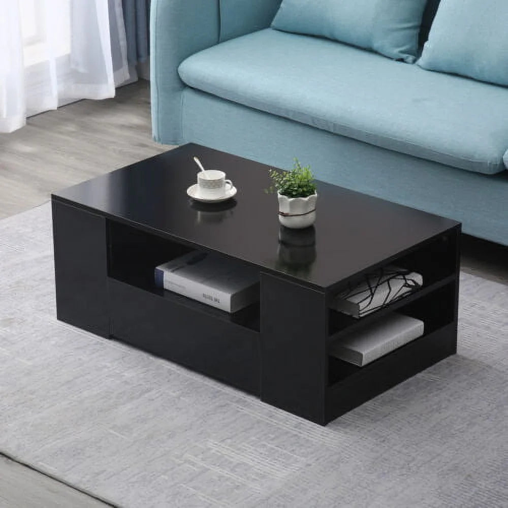 Black High Gloss Coffee Table Y5157